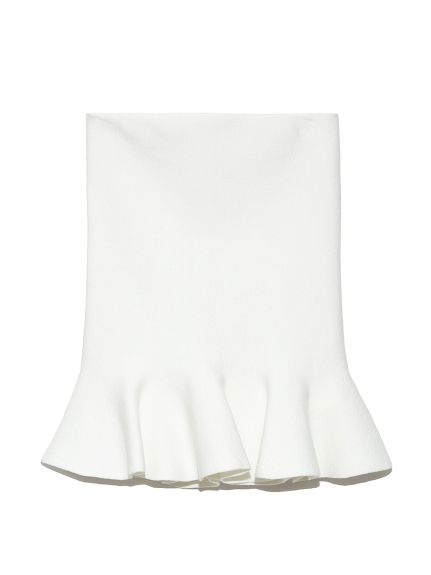 #10 SNIDEL 荷葉邊針織短裙 - 原價：JPY9000+稅；折扣價：JPY5,400 +稅（約HKD387+稅）