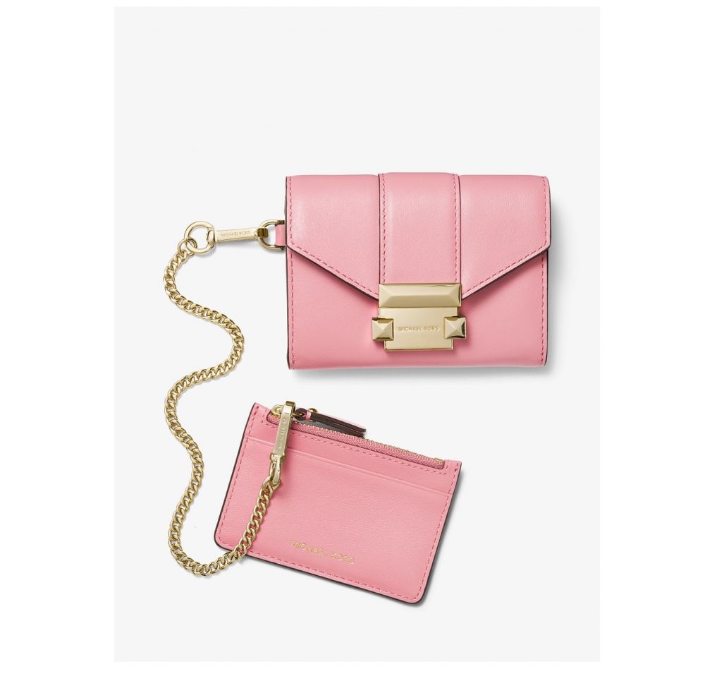 Whitney Small Leather Chain Wallet US$55.07
