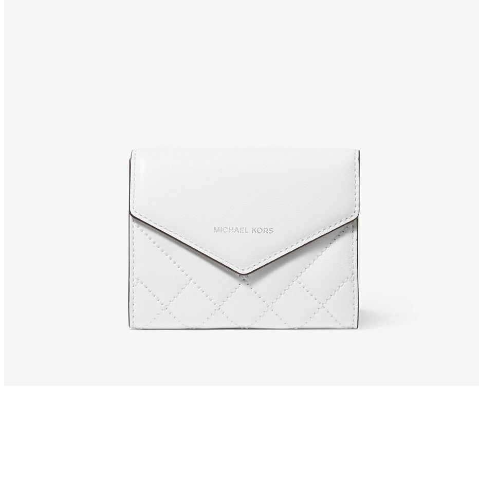 Small Quilted Leather Envelope Wallet US$36.40