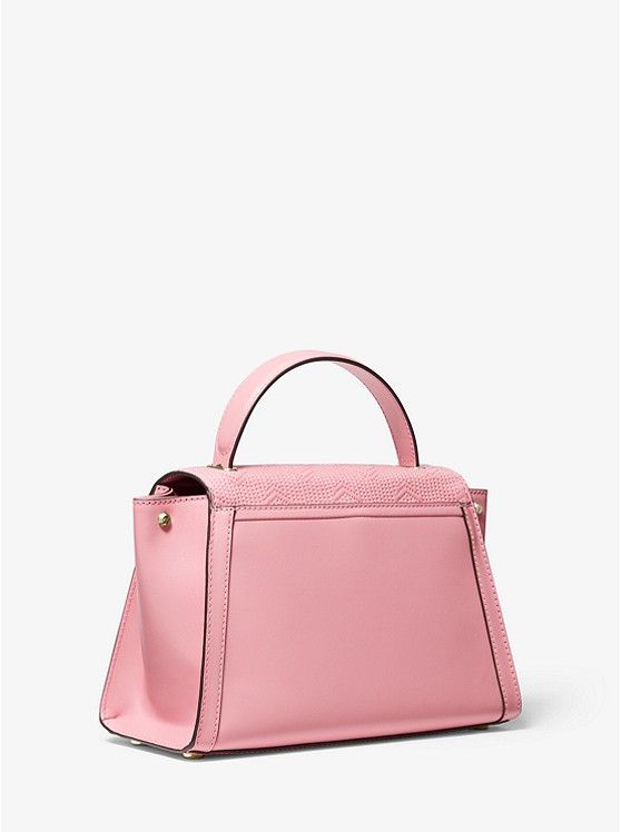 Whitney Medium Deco Quilted Leather Satchel US$126.28