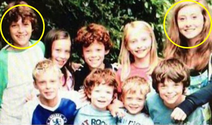 有網民翻出一張疑似Tom和Olivia的童年合照（圖片來源： IG@exotictomh0lland）