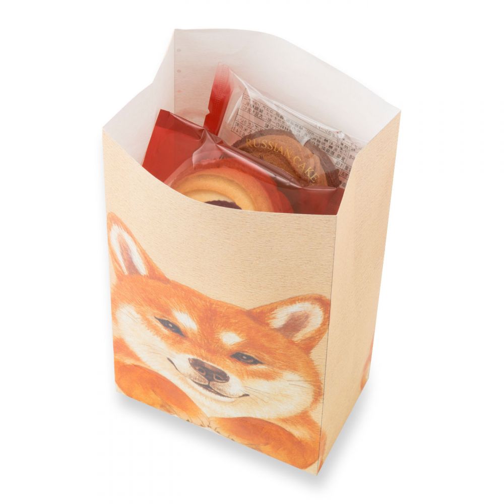 柴犬紙袋 (售價為850日元未連稅)