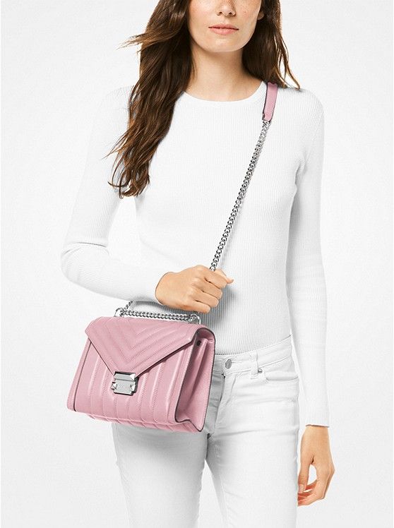 Whitney Large Quilted Leather Convertible Shoulder Bag US$137.76