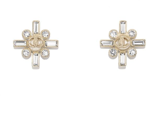 CHANEL耳環 金屬、幻象珍珠、水鑽  (售價台幣NT$13,200，約港幣3,310元)
