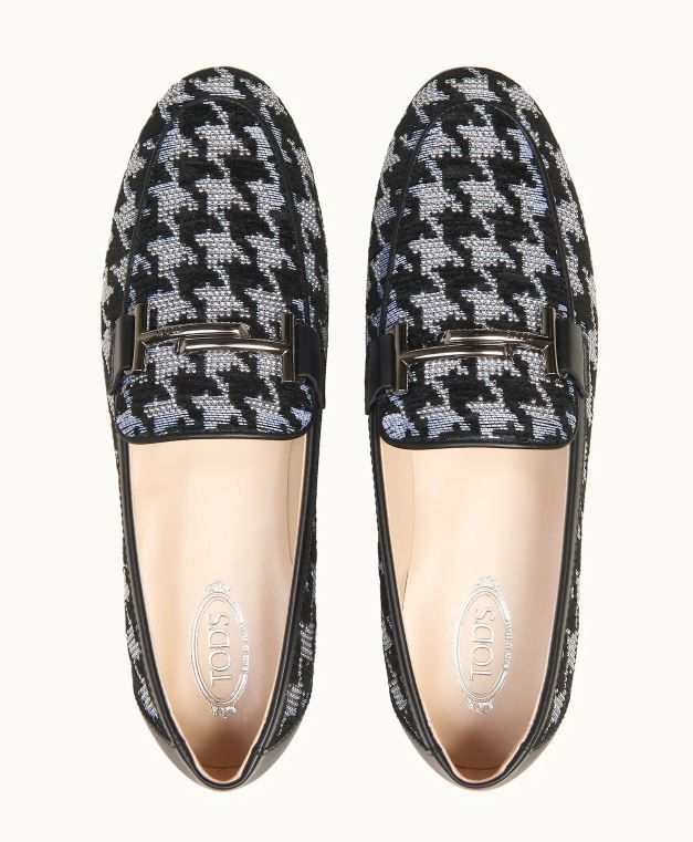 LOAFERS IN VELVET（BLACK/SILVER/GREY）港元$6,600