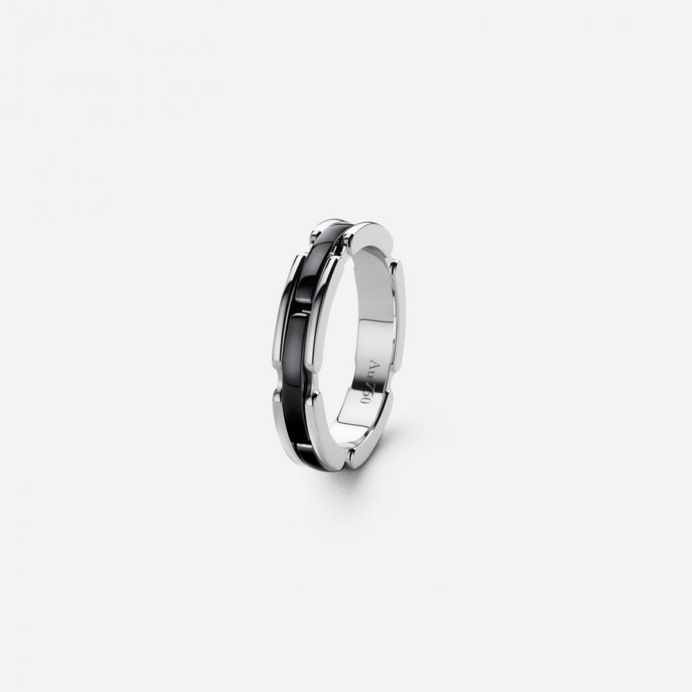 ULTRA RING ULTRA RING IN BLACK CERAMIC AND 18K WHITE GOLD 港幣13,300