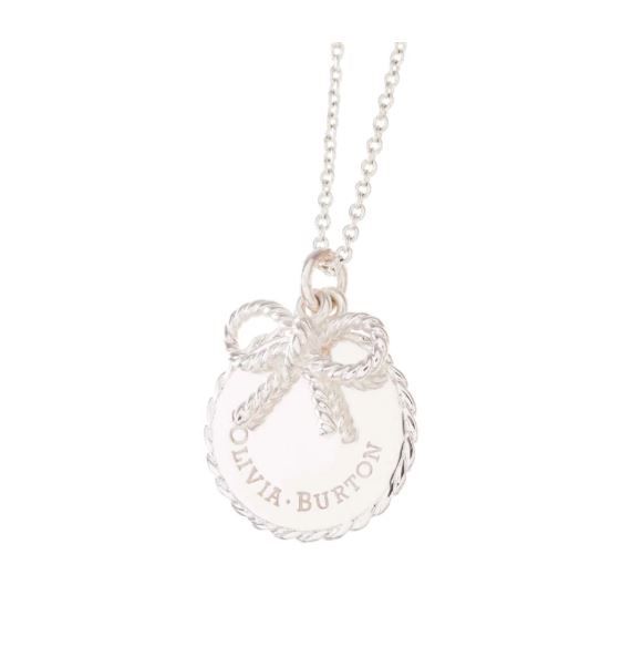 Vintage Bow Coin And Bow Necklace Silver  (原價 HK$710，折後價HK$355)