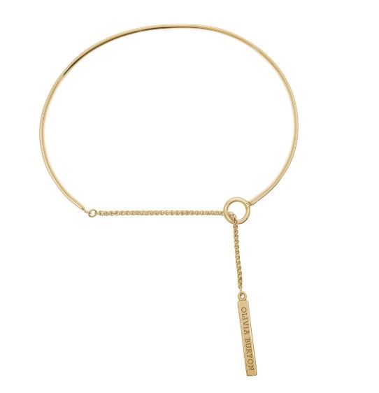 Engravable Drop Bar Bracelet Gold   (原價 HK$930，折後價HK$465)