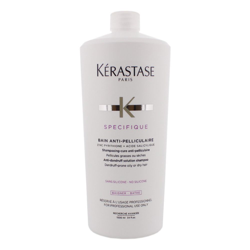 第五位 KERASTASE 飛梭淨化髮浴（原超微粒去角質淨屑）：無矽靈配方，能清除頭皮過多油脂與老廢角質，沙龍級深層淨化頭皮肌膚。（1000ml | NT$3000）