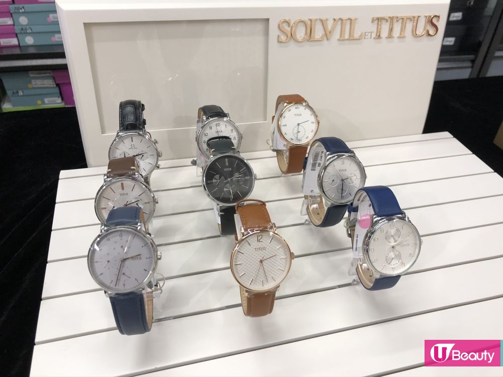 同場亦有多款男裝手錶供選擇，售價$400起。