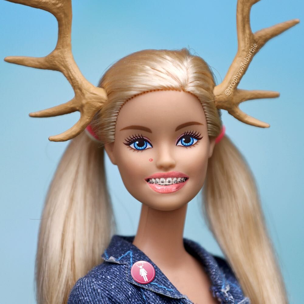 6. Barbie也曾有過箍牙、生暗瘡的青春時刻！
