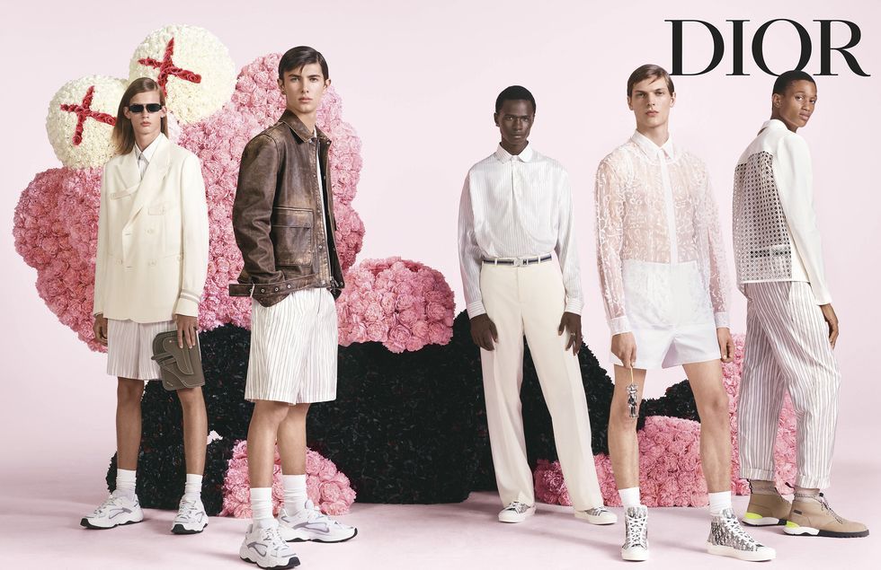 尼古拉王子擔任Dior Homme廣告模特。