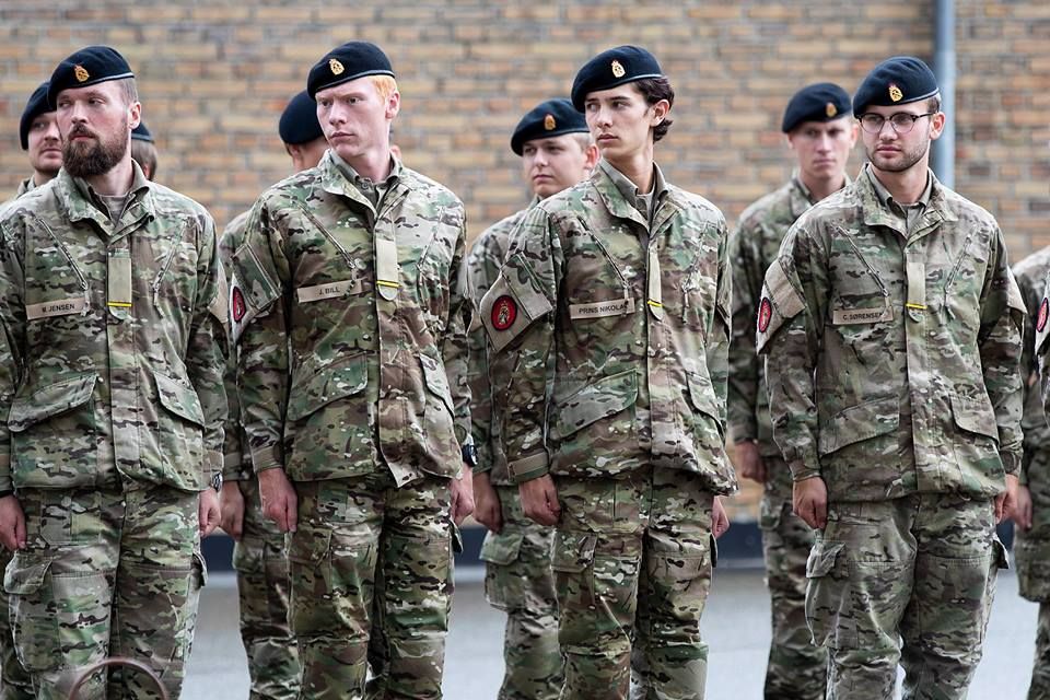 尼古拉王子於今年八月入讀軍校成為預備軍官。（圖片來源：Facebook @detdanskekongehus ）