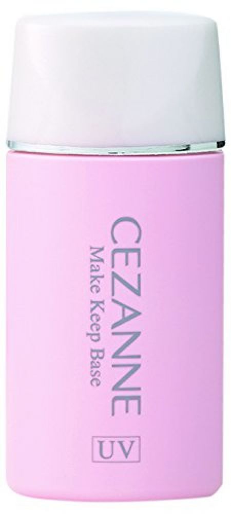  1.CEZANNE Make Keep Base (日元600 未連稅 )  能吸收導致脫妝的皮脂。清爽不黏膩的觸感，長時間維持剛上好粉底時的美麗妝感。