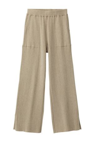 GU_ Wide rib knit pants(售價HK$149) GU_ Wide rib knit pants(售價HK$149)