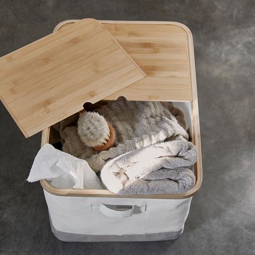   IKEA 木製連蓋箱 港幣179.9  家裏總是雜亂不堪？如果好好使用這種收納箱，會讓家裏更整齊和有格調。