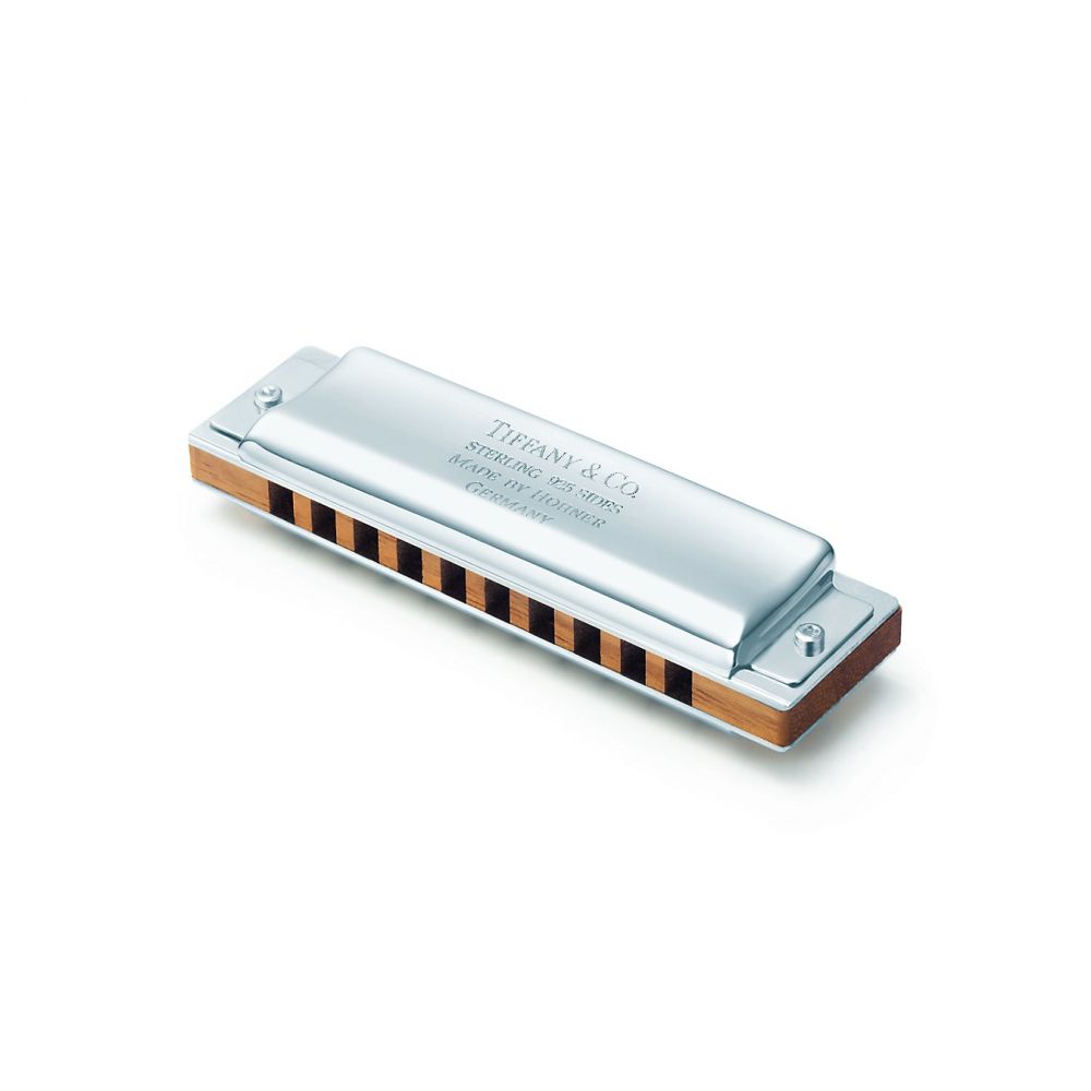  Everyday Objects Sterling Silver Harmonica