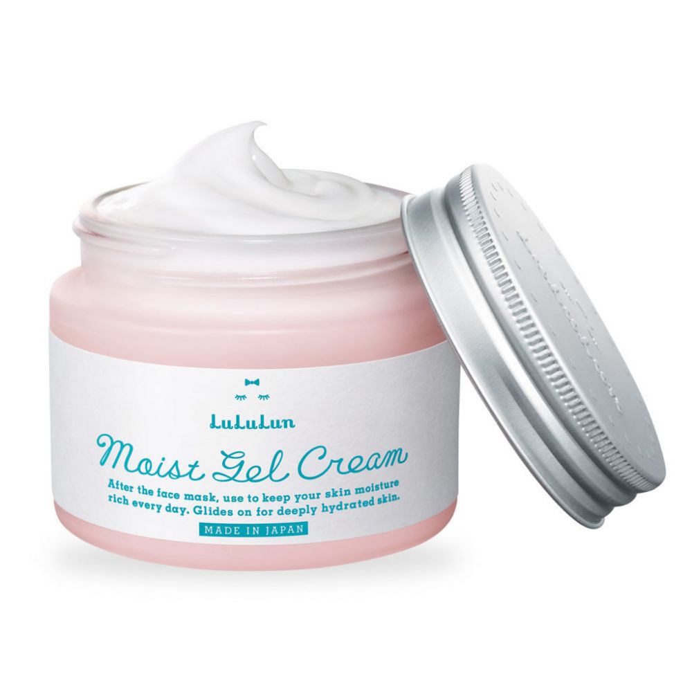 7. LuLuLun Moist Gel Cream (售價日元1500円不含稅) 加入仙人掌、酵母以及熱情果萃取，為皮膚保濕及鞏固肌膚屏障，對抗紫外線帶來的老化。