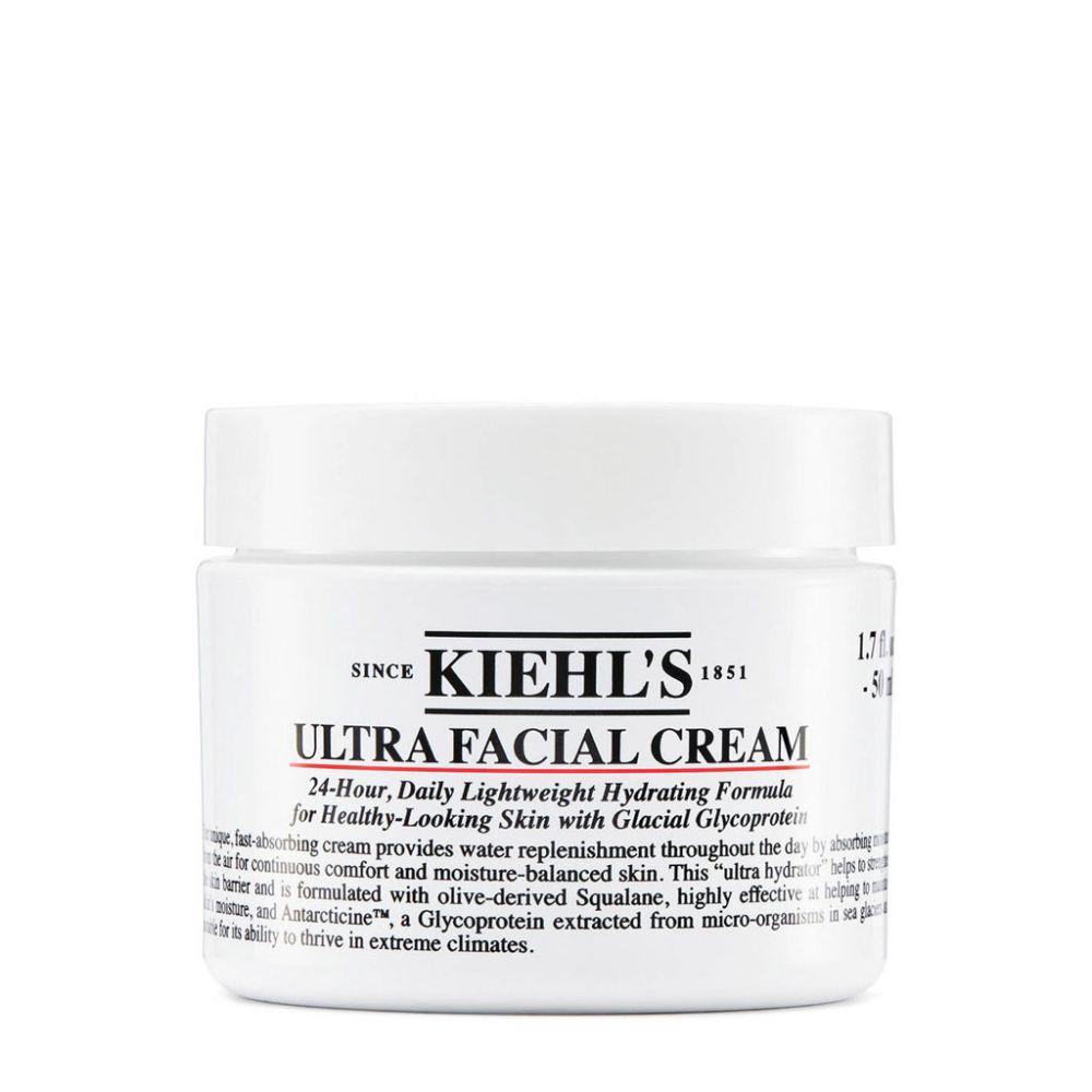 6.  Kiehl's 特效保濕乳霜   (售價日元7200円不含稅) 加入南極葡萄醣蛋白、優質橄欖油，幫助皮膚保持水潤度，質感輕柔不黏膩。