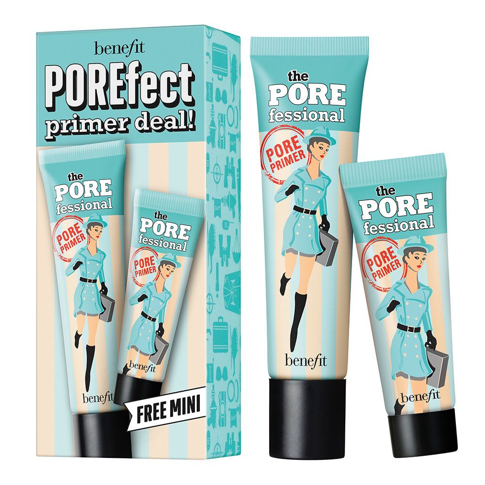  POREfect Primer Deal!完美無「孔」慌底霜套裝 (港幣$290) 不含油分，修飾毛孔及撫平細紋，保持肌膚啞緻，妝容更加持久貼服。