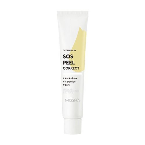 第1名：[MISSHA] SOS PEEL CORRECT Cream Mask（60ml）KR₩6,000：它的膚質改善值為13.5%，位列第1。面膜配方加入保濕分子AHA和BHA，可以同時去角質和保濕，一次式解決多種皮膚問題。據悉產品暫時僅於韓國發售，有興趣的大家可密切留意MISSHA 香港專櫃。