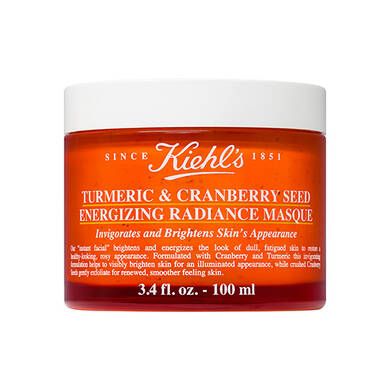 第3名：[Kiehl’s] 薑黃紅莓速效亮肌面膜（100ml）HK$350：它的膚質改善值為13.1%，位列第3。面膜蘊含天然成分紅莓和薑黃，能改變暗啞及疲憊的肌膚，重拾健康膚色。