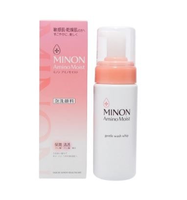 【評級：A】1. Minon Amino Moist Gentle Wash Whip (1320日元/150ml) 保護敏感肌膚的屏障機能，讓清潔、保濕一次完成。添加植物性氨基酸系潔淨成分，有效鎖住肌膚水分不輕易流失，打造柔嫩肌膚。