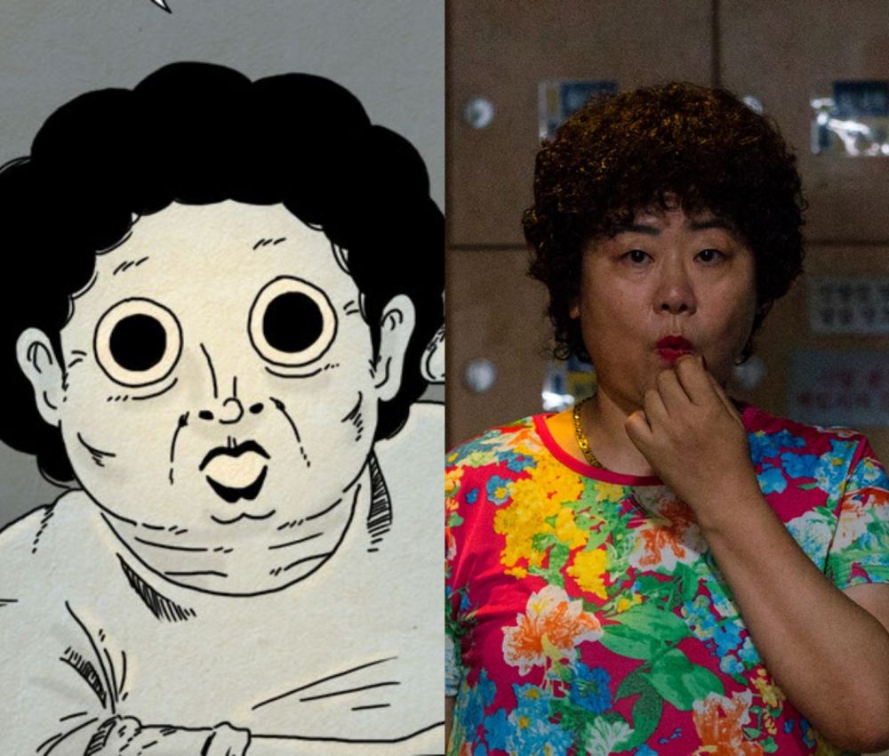 李姃垠 飾 嚴福順：李姃垠經常都會在韓劇中飾演親切仁慈的「媽媽」角色，而這次演出可怕的考試院房東，則讓劇迷們看到她不一樣的一面～