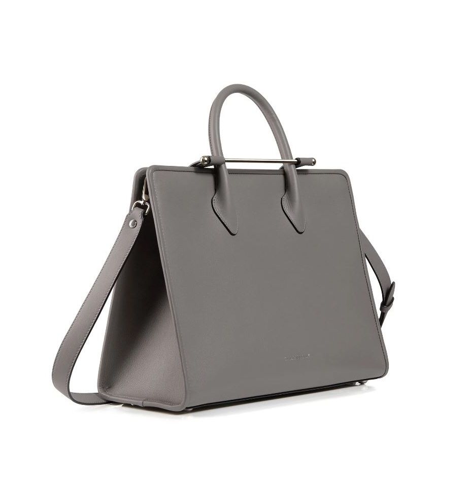 THE STRATHBERRY TOTE - SLATE (SILVER HARDWARE) 原價£625.00，8折後£500.00 