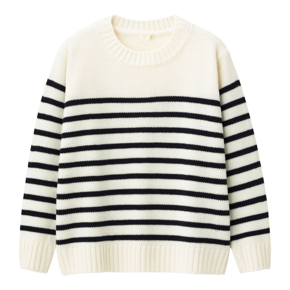 童裝條子紋針織上衣(K’s Striped Crew-neck Sweater) 優惠價$59 (原價 $79)