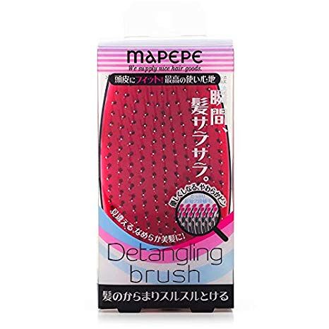 【新人賞】6. mapepe Detangling Brush（日本售價：1,210円）