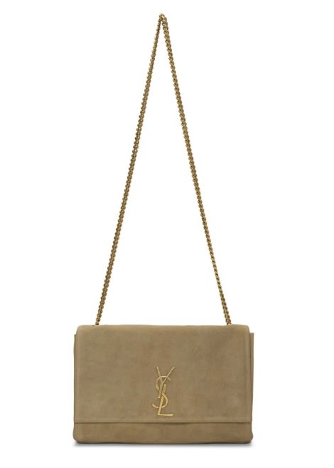 Reversible Beige Medium Suede Kate Chain Bag(原價$15900，折後$9540)