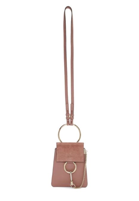 Pink Small Faye Bracelet Bag(原價$6030，折後$4764)