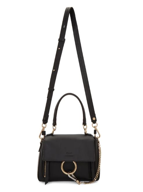 Black Mini Faye Day Bag(原價$9590，折後$8631)