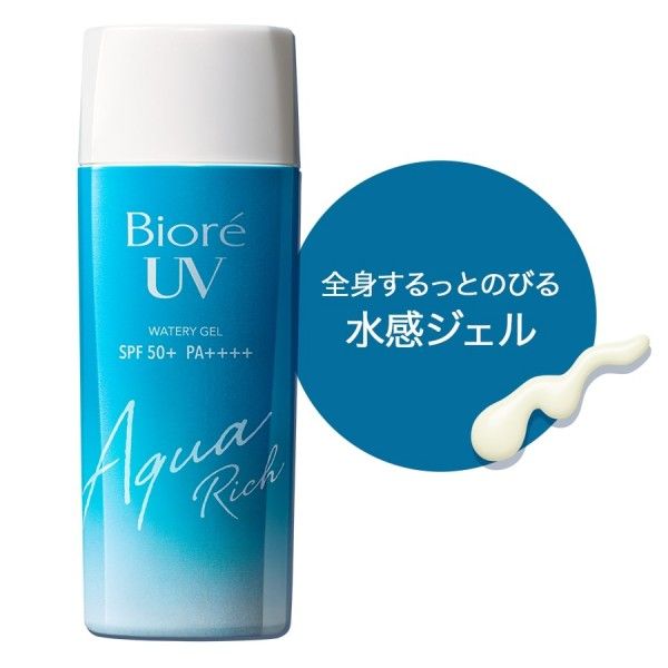 Biore UV Aqua Rich Watery Gel SPF50+ PA++++(800円未連稅/90ml)