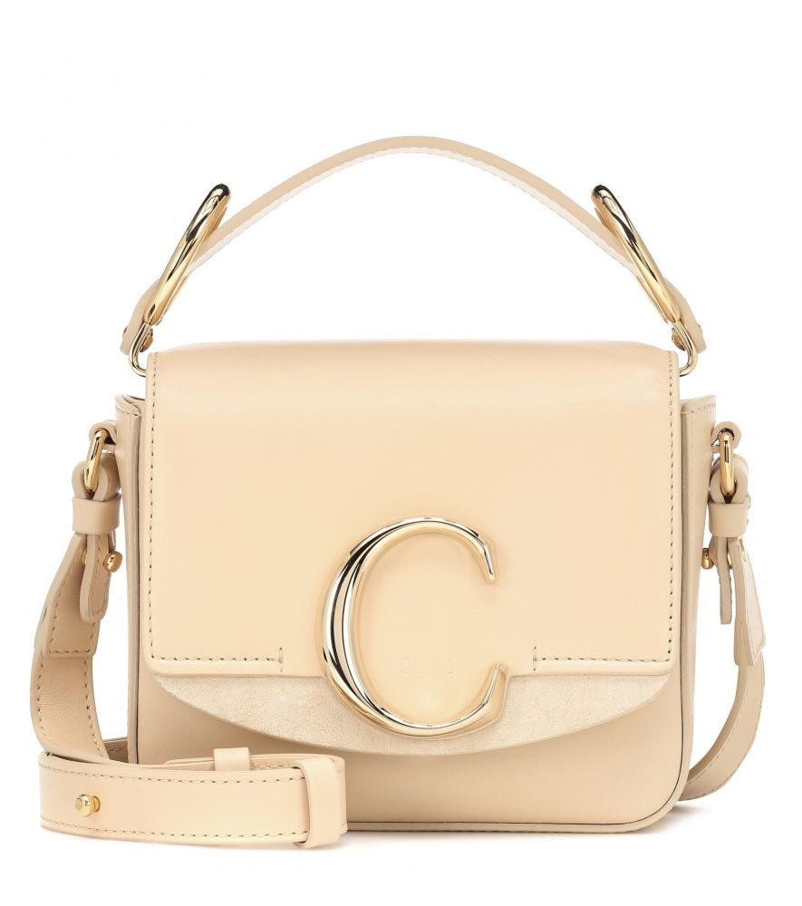 Chloé C Mini leather shoulder bag(7折後港幣$5,680)