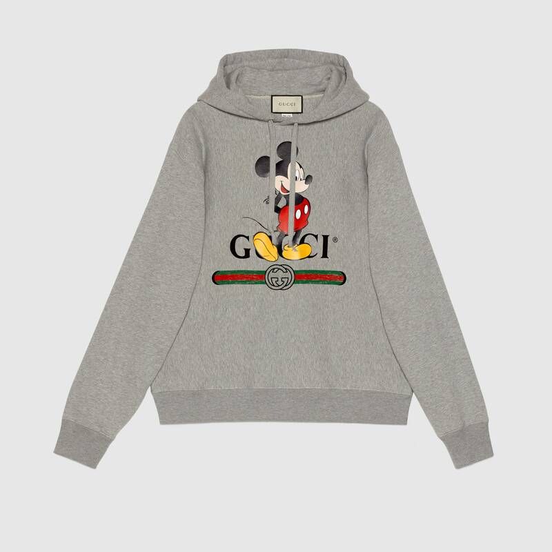 Disney x Gucci灰色連帽衛衣（售價：HK$10,900）