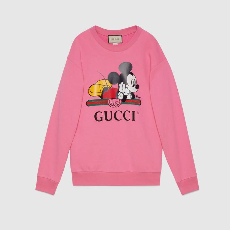 Disney x Gucci粉色寬身衛衣（售價：HK$9,500）