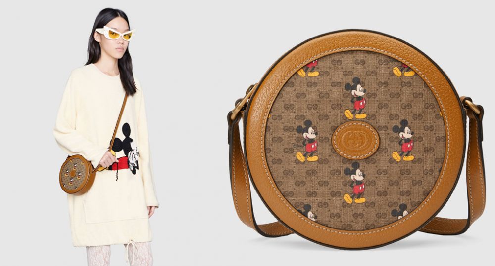 4. Disney x Gucci圓形肩揹袋（售價：HK$9,600）