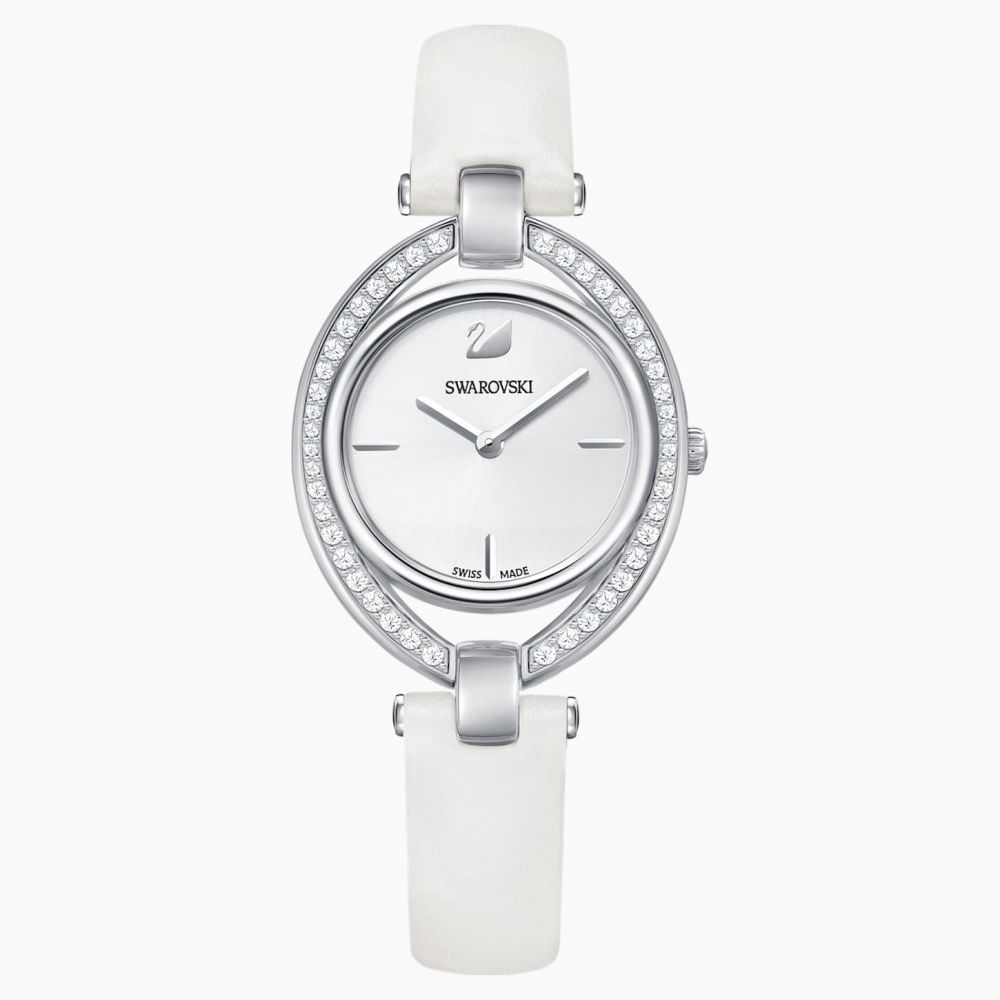 Stella 手錶 真皮錶帶 白色 不銹鋼 原價$ 2990特價$ 1495