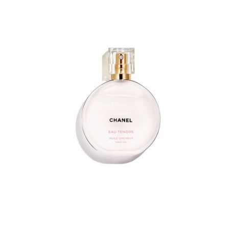 CHANEL CHANCE EAU TENDRE 美髮油  (35ml | 售價：$470)  散發淡淡的「CHANCE EAU TENDRE」香水同款花果清香，配方富含荷荷芭油每次使用少量就可修護髮絲，打造柔順、亮澤秀髮同時散發芬芳香氣。