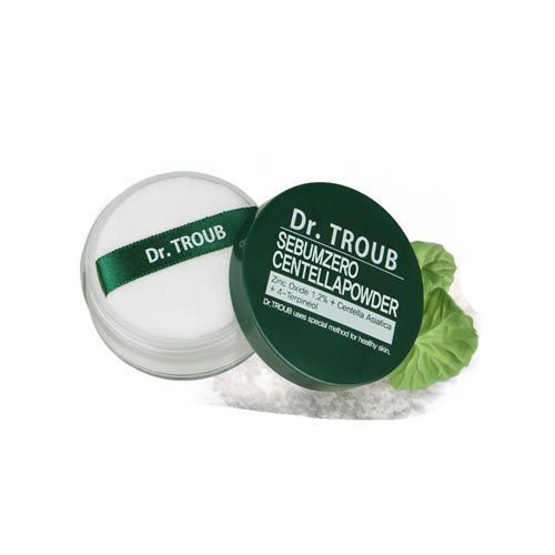 第9位 SIDMOOL Dr. Troub Sebum Zero Centella Powder (韓幣12,800/5g) 專為油性及暗瘡性皮膚而設，質地透薄，可有效舒緩及保護肌膚。