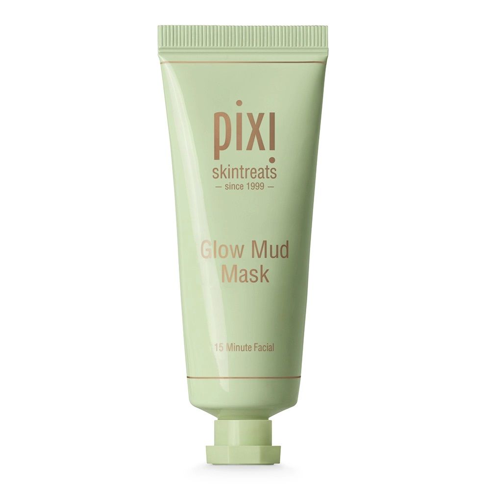  PIXI Glow Mud Mask 45ml (港幣$205) 蘊含豐富礦物質，可吸收油脂、去除雜質和預防暗瘡粉刺，刺激肌膚新陳代謝。