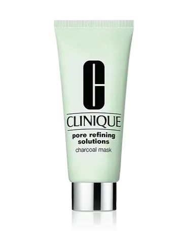 CLINIQUE Pore Refining Solutions Charcoal Mask 100ml (售價港幣 $255)  磨沙面膜含竹木黑炭成分，能暢通毛孔，去除多餘油脂沉積雜質。配方不含油分，適合混合性偏乾及油性肌膚使用。