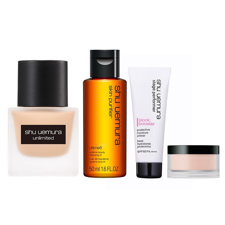 6.unlimited 無限輕透持妝粉底液套裝-色號664/574/564(HK$400,價值HK$648):unlimited 無限輕透持妝粉底液-色號664/574/564 (35ml)、ultime8 黃金琥珀潔顏油 (50ml) 、水潤隔離防曬底霜 (7ml) 、the lightbulb 塑顏光采蜜粉 (2g) 6.unlimited 無限輕透持妝粉底液套裝-色號664/574/564(HK$400,價值HK$648):unlimited 無限輕透持妝粉底液-色號664/574/564 (35ml)、ultime8 黃金琥珀潔顏油 (50ml) 、水潤隔離防曬底霜 (7ml) 、the lightbulb 塑顏光采蜜粉 (2g)