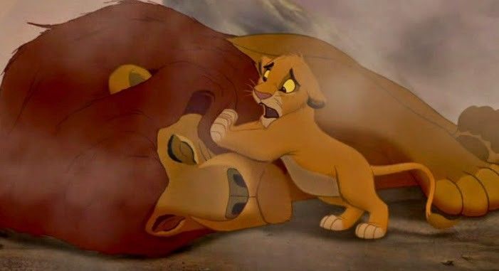 No 4. 《獅子王》-《獅子王》是迪士尼的一套經典動畫，也都令男女老友都哭慘！故事講述主角小獅子辛巴的故事，牠要繼承爸爸木法沙的王位，辛巴都十分尊敬及喜歡他的爸爸。木法沙個性勇敢又優秀，所以一直是兒子心中的榜樣。