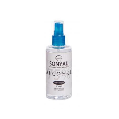 5. SONYAU 75% External Spray Compound alcohol disinfectant；甲醇含量：0.0321%。售價：$25