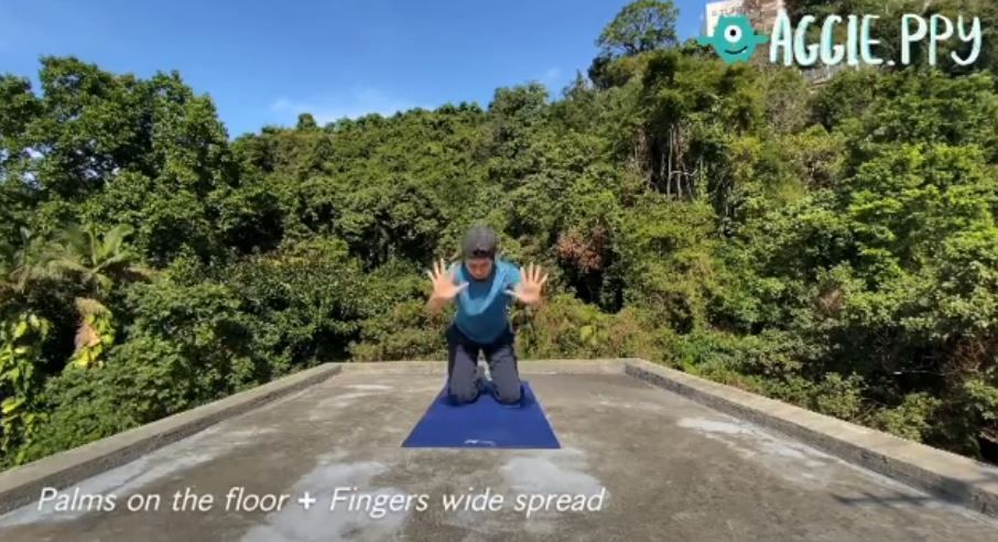 要攤開手指,讓手掌能成為受力的支撐點。 要攤開手指,讓手掌能成為受力的支撐點。