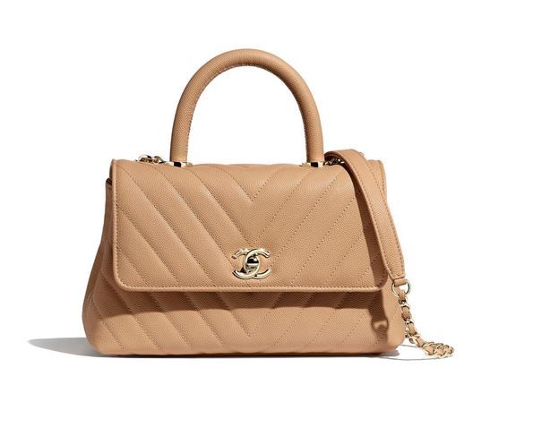 Small Flap Bag With Top Handle HKD 27,900（舊價參考：HKD 27,900）未見加價