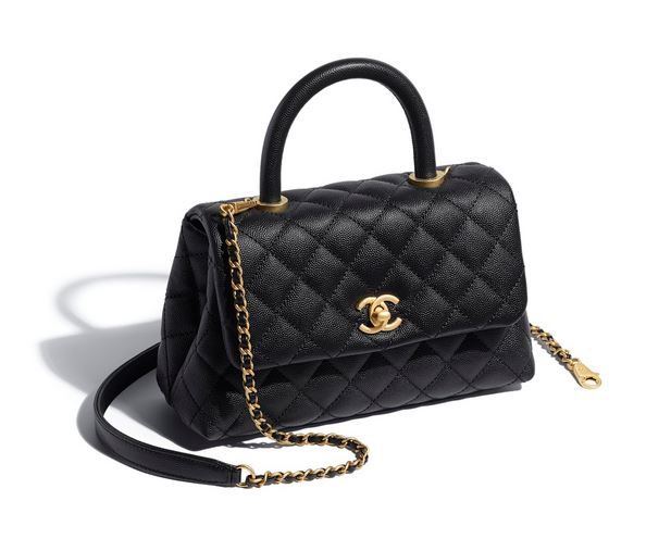 Small Flap Bag With Top Handle HKD 27,900（舊價參考：HKD 27,900）未見加價